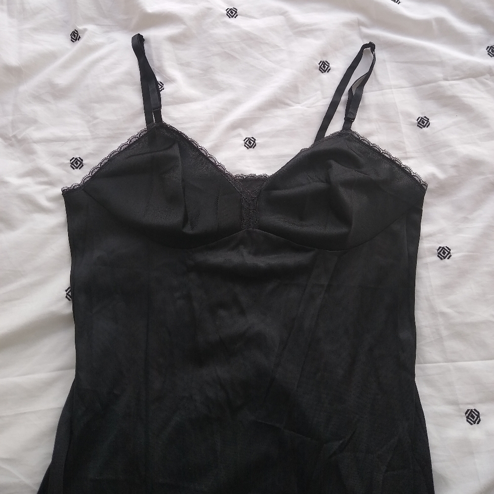 Vintage Vanity Fair Black Nightgown